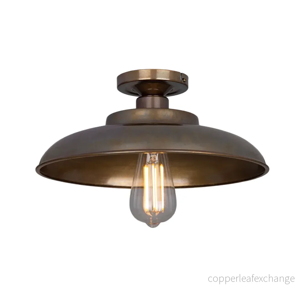 TELAL - Industrial Factory Flush Ceiling Light - Bild 2