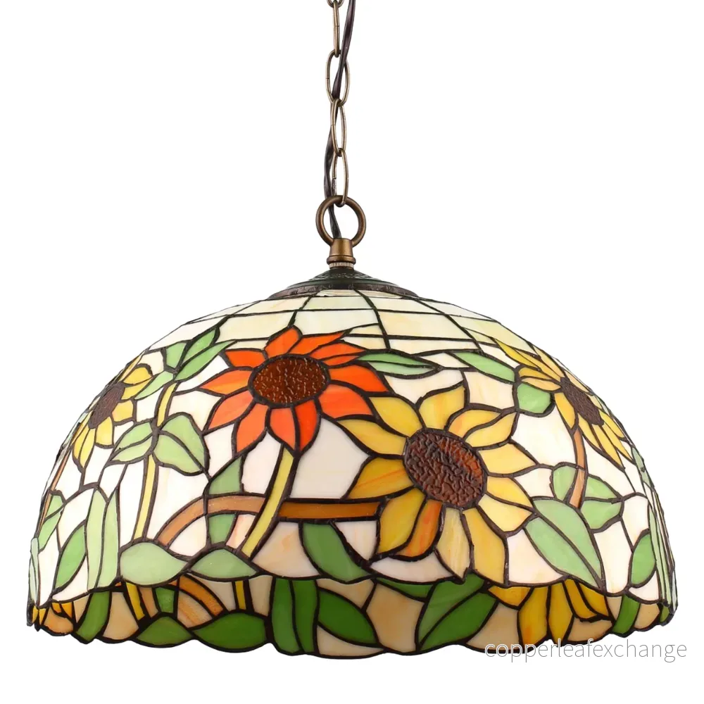 SOLROS Tiffany Taklampa. Diam 41cm - Bild 3