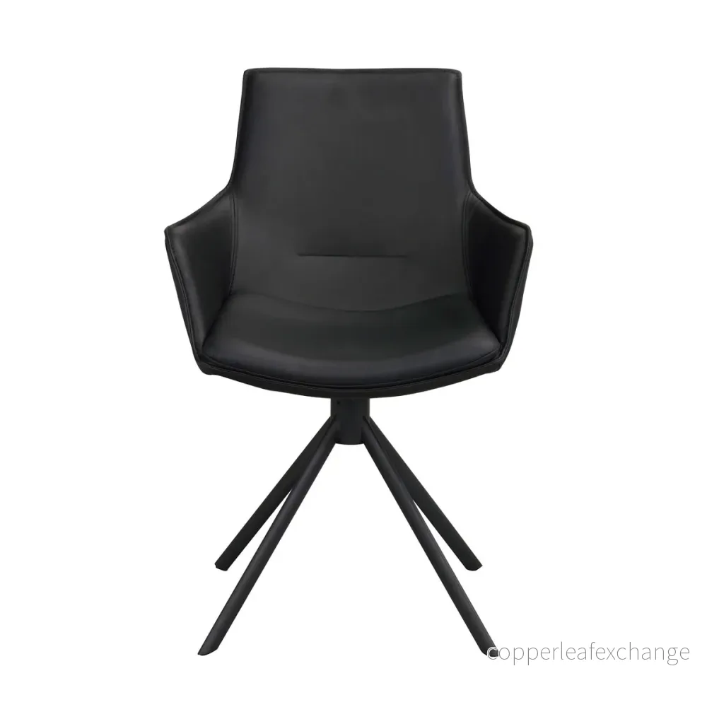 Karmstol Lowell 2-pack, Svart / Svart Karmstol Lowell 2-pack, Svart / Svart
