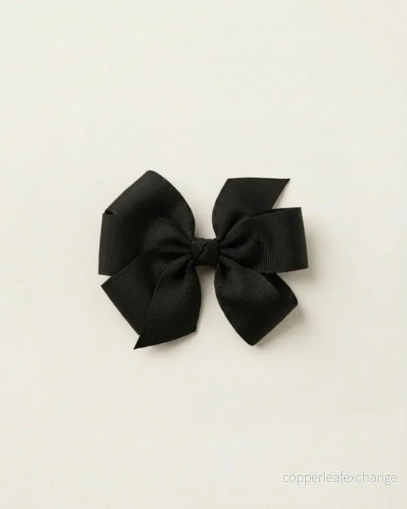Mellanstor hårrosett, black Mellanstor hårrosett, black