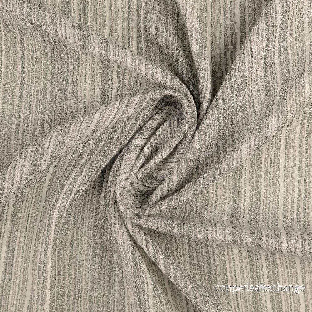 Patterned Muslin – Double Gauze – Stripes – Gray – 0016