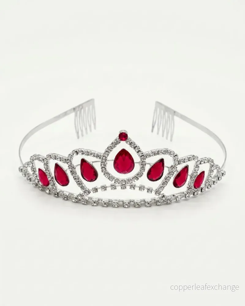 Tiara, rosa metall Tiara, rosa metall