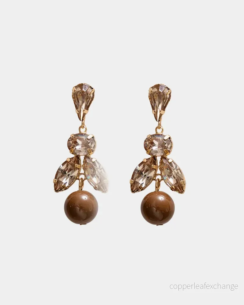 Aria Earrings Nougat