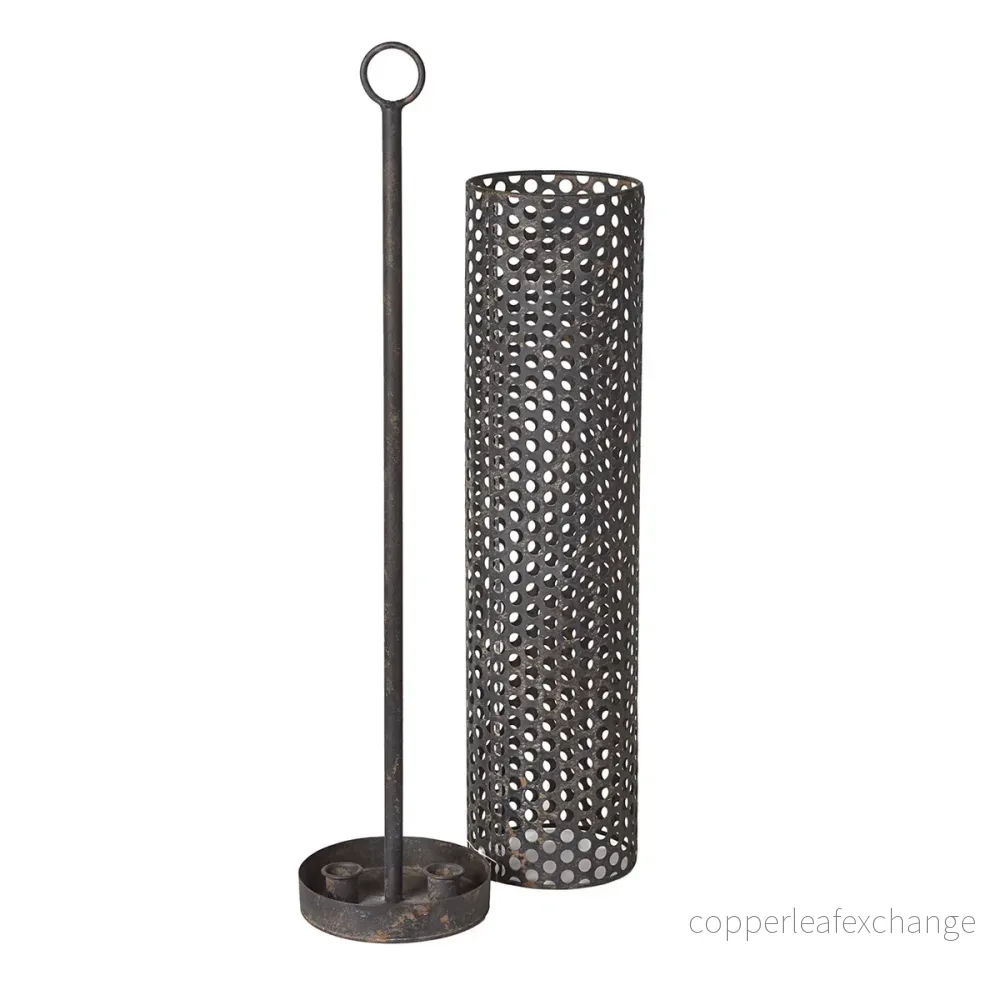 Hängande ljusstake i metall - Bild 2