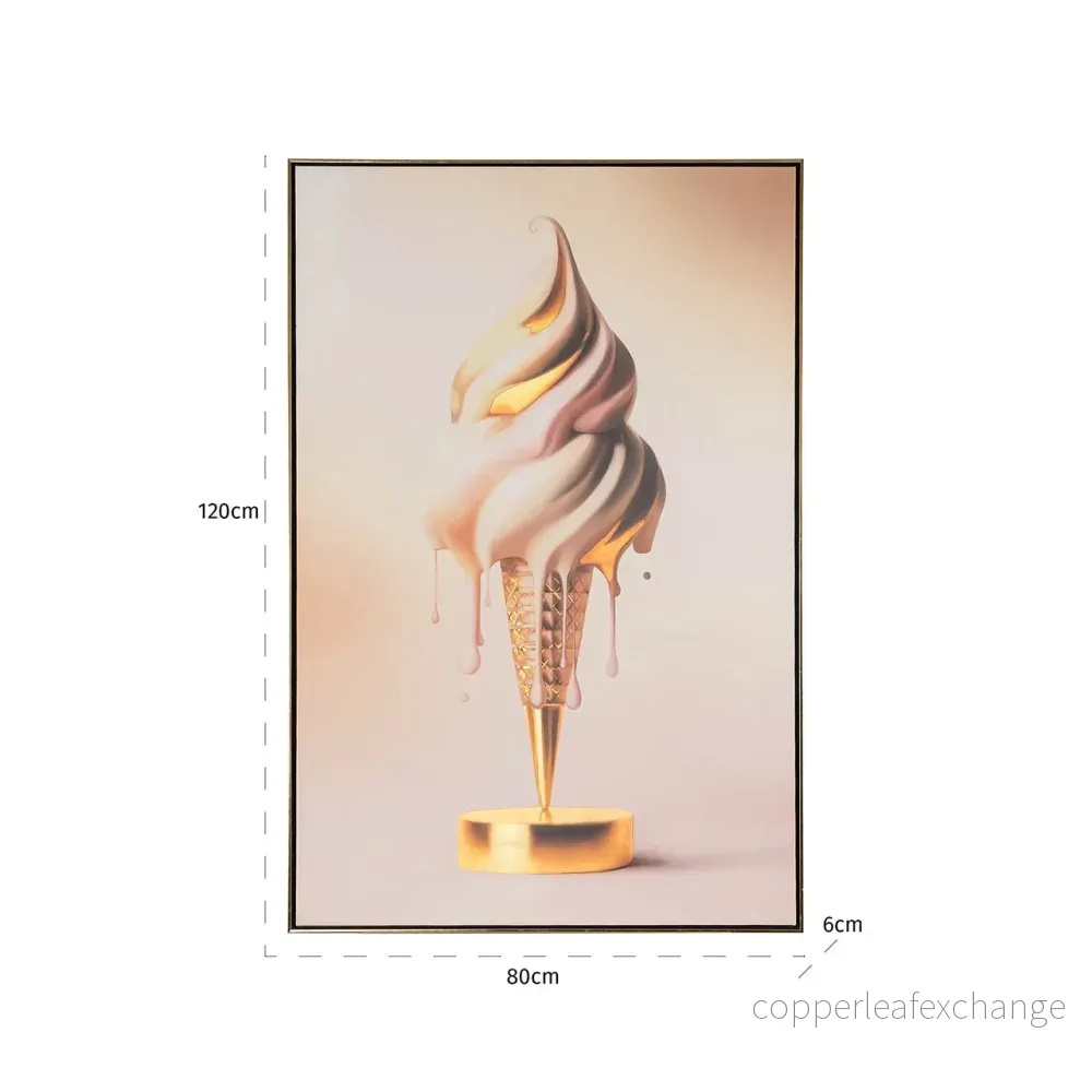Tavla Icecream (Guld) - Bild 3