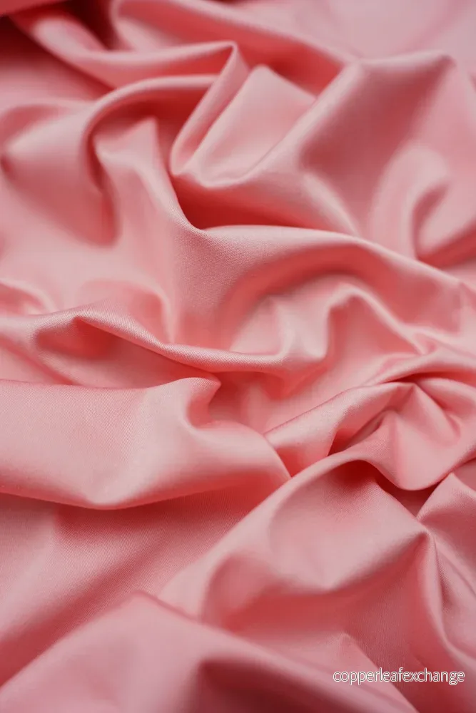 Cotton satin – Firm – Stretch – Light pink Cotton satin – Firm – Stretch – Light pink