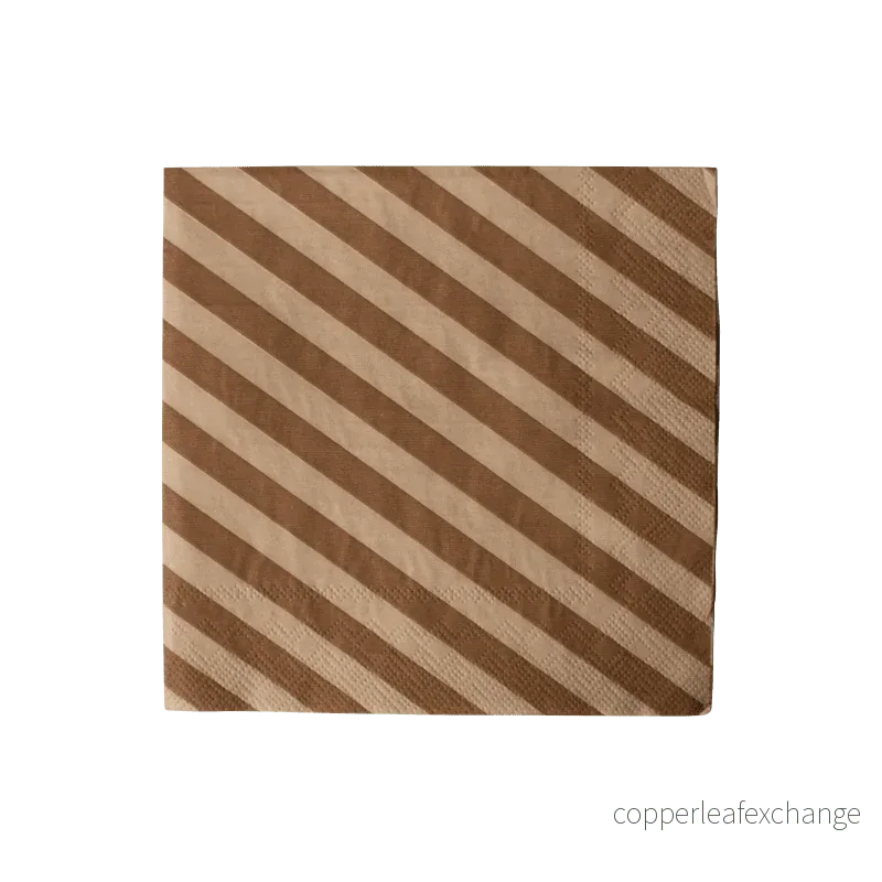 Napkin - Stripe Nougat