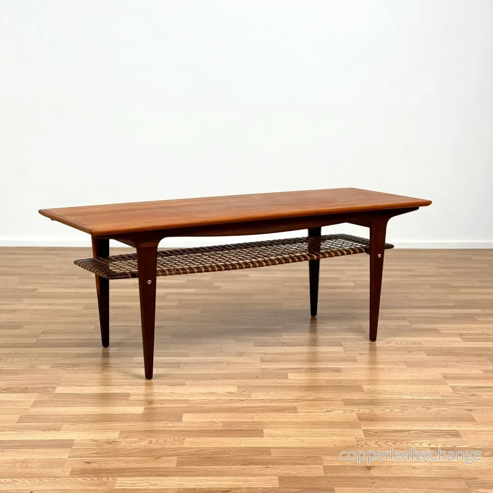 Soffbord i teak av P Würtz, 1950-60-tal