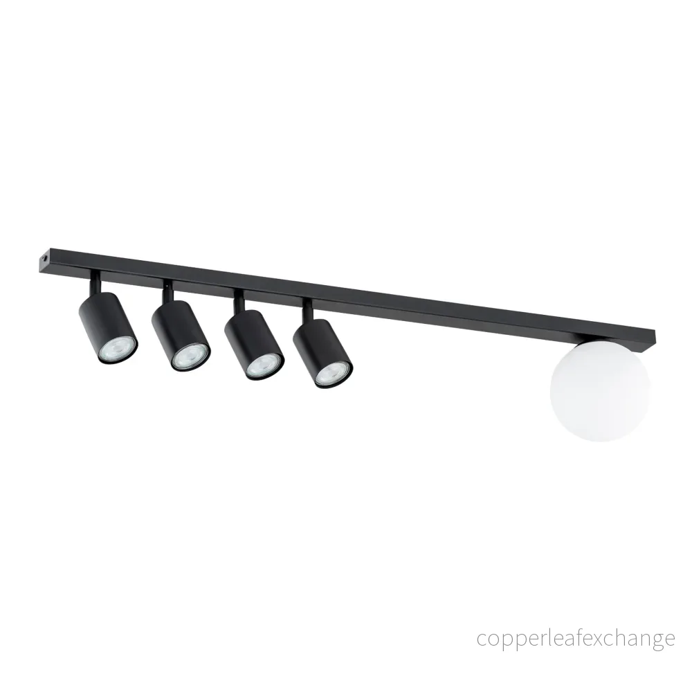 TAKLAMPA BASTER 5 – Spotlights med glob