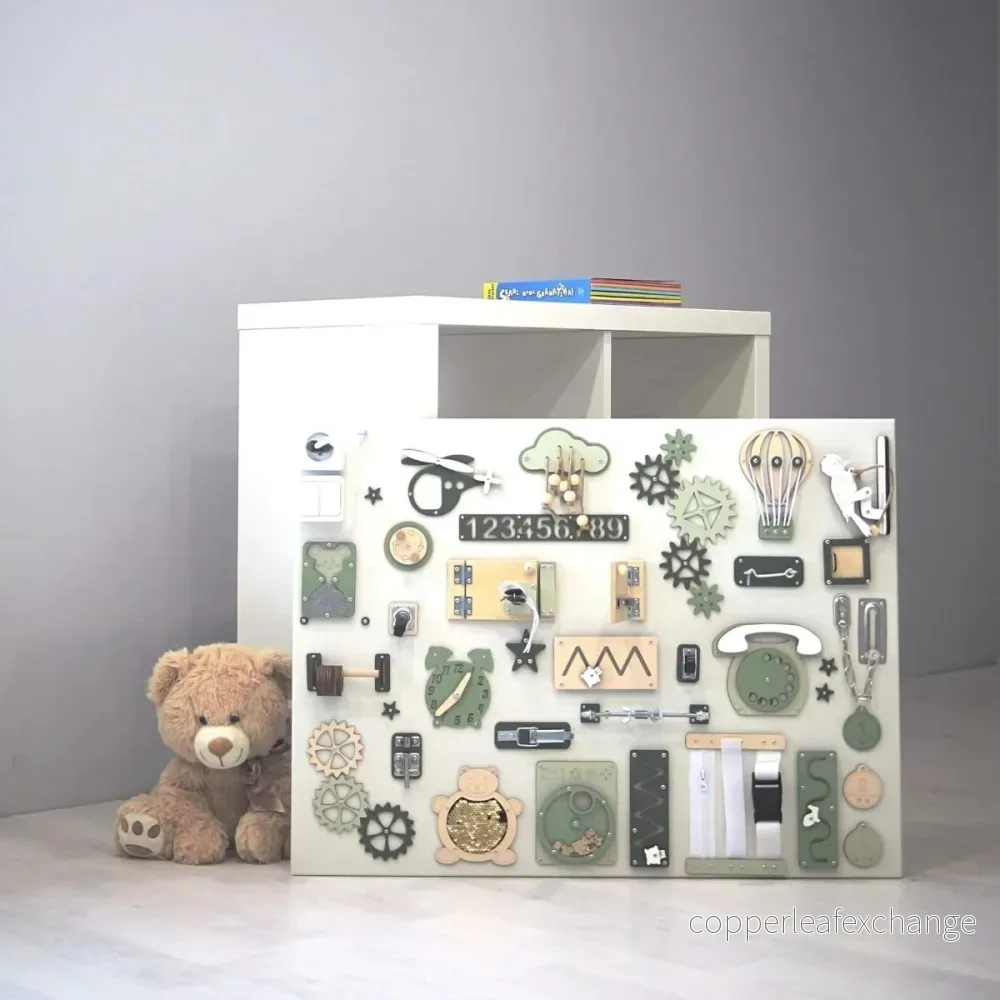 Extra stor Montessori-aktivitetsbräda – 60 × 80 cm Extra stor Montessori-aktivitetsbräda – 60 × 80 cm