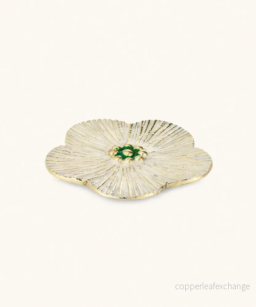 Faye flower smyckes fat White S
