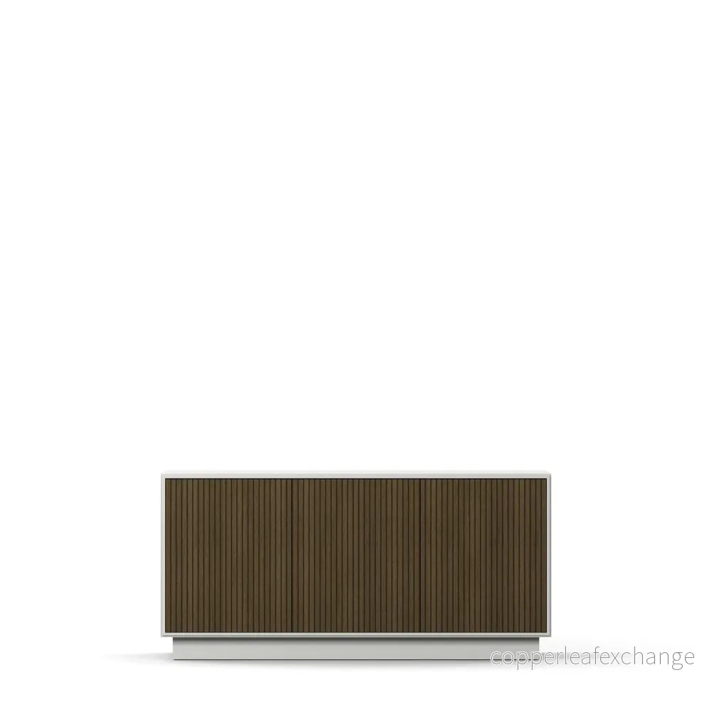 Line Burned Walnut Skänk 3 Dörrar Line Burned Walnut Skänk 3 Dörrar
