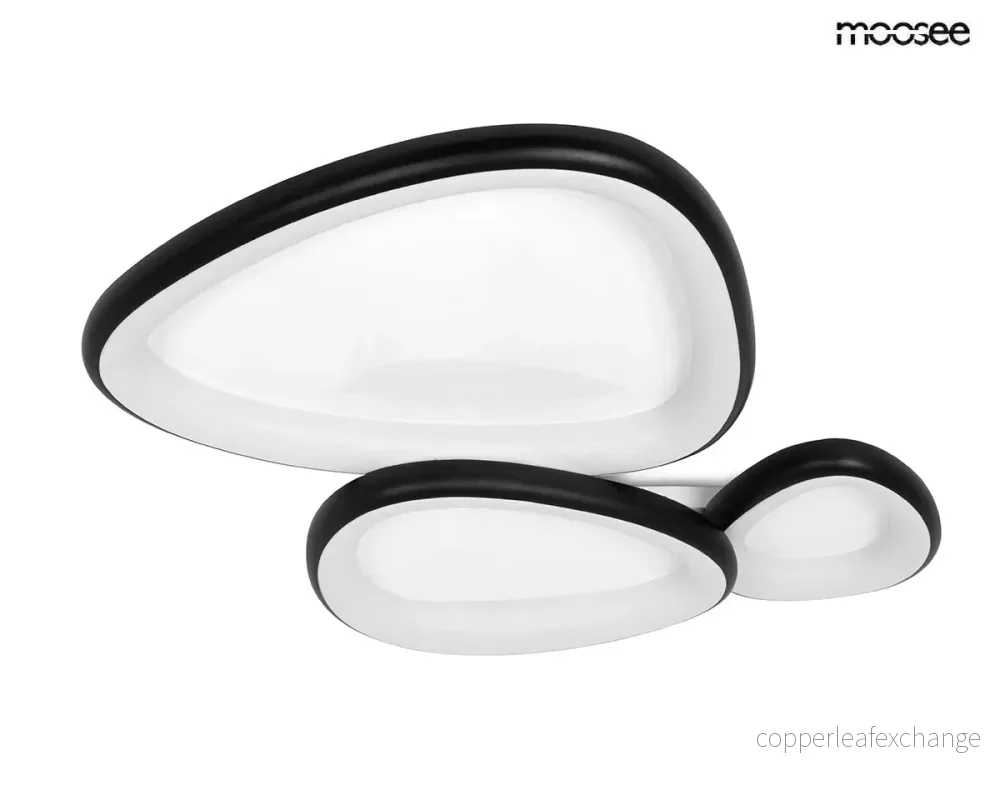 Taklampa / plafond MOOSEE - AREA 3 svart