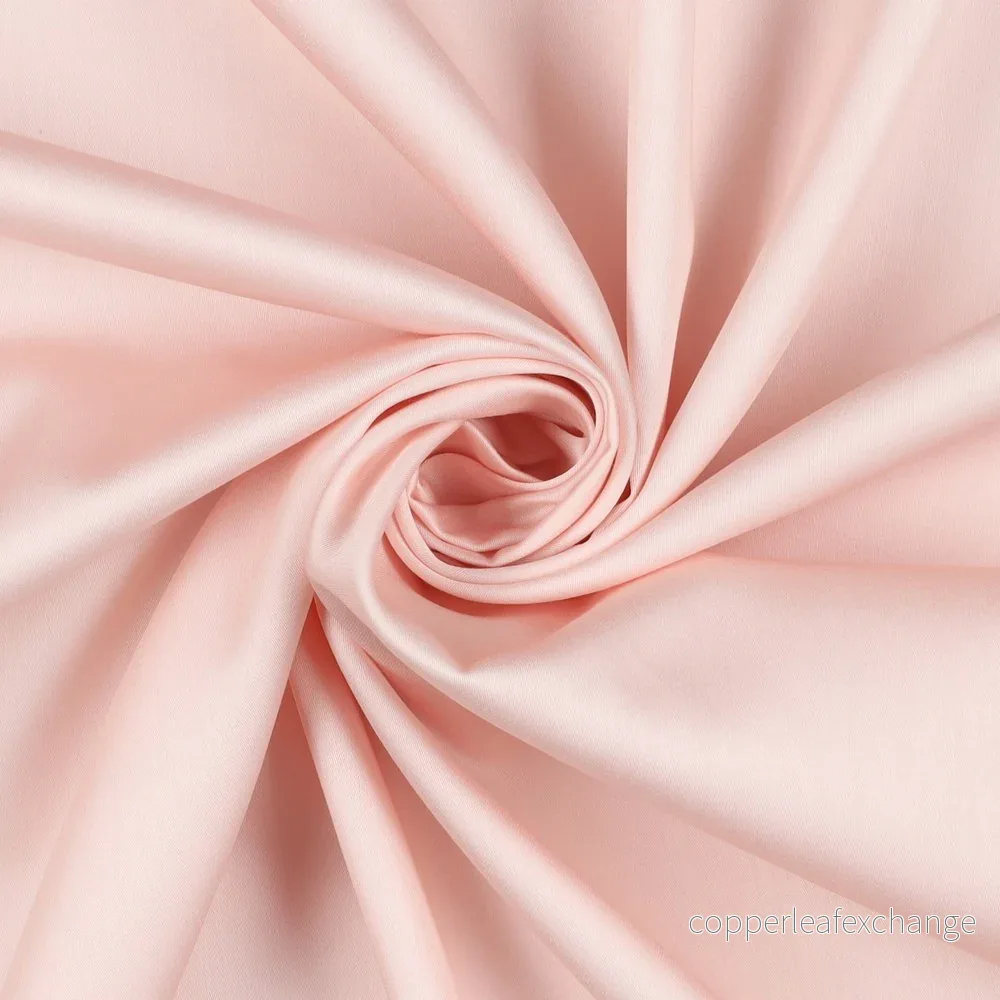 Cotton satin – Fine Luster, Soft – Powder – 017