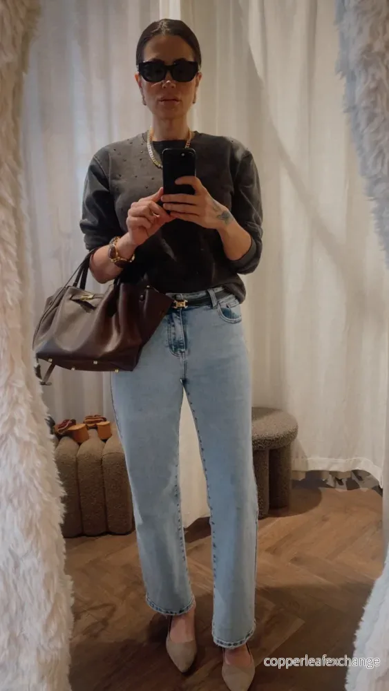 Lo Jeans med vida ben och hög midja Lo Jeans med vida ben och hög midja