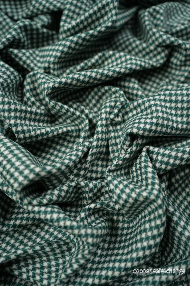 Deadstock – Coat – Dogtooth – Green, White – DY146