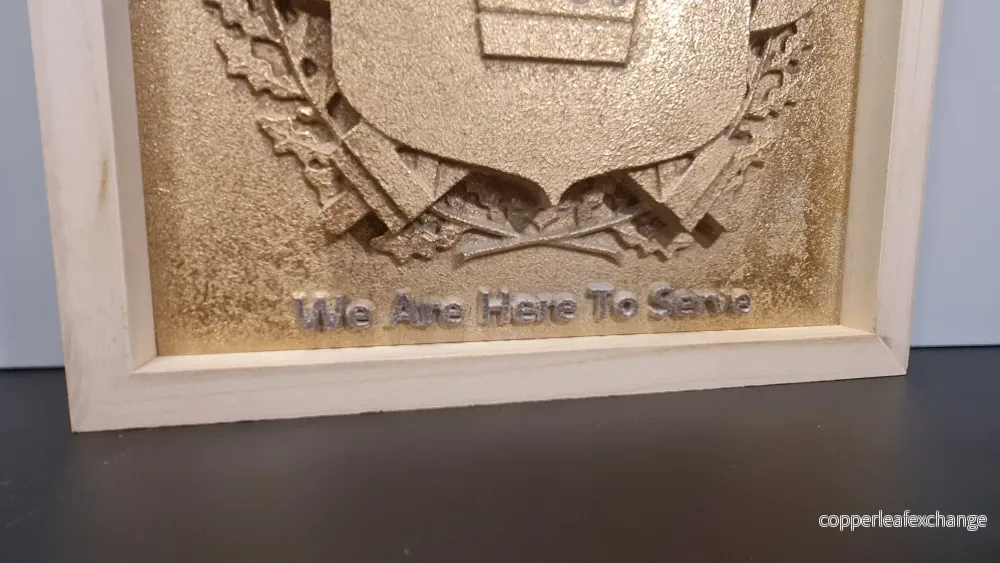 3D relief tavla, väggdekoration som visar Svenska polisens emblem - Bild 3