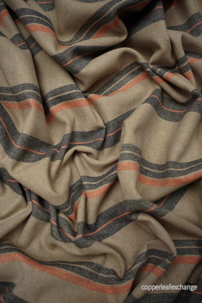 Pattern - Curtain - Interior - 280 cm wide - Navy blue, orange, natural - Positano - 3 - Bild 2