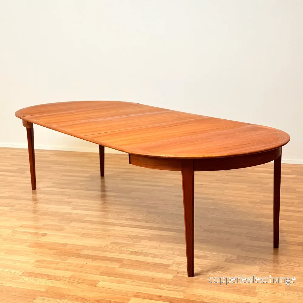 Stor dansk rund matbord i teak - Bild 2