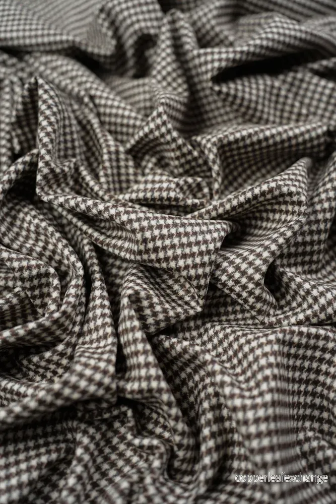 Deadstock – Coat – Tweed – Hound – Brown, White – DY147