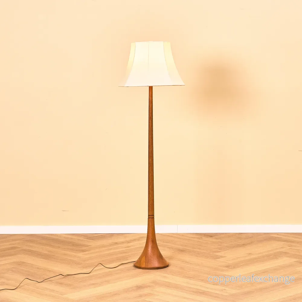 Svensk golvlampa i teak av AB Stilarmatur, Trånas - Bild 3