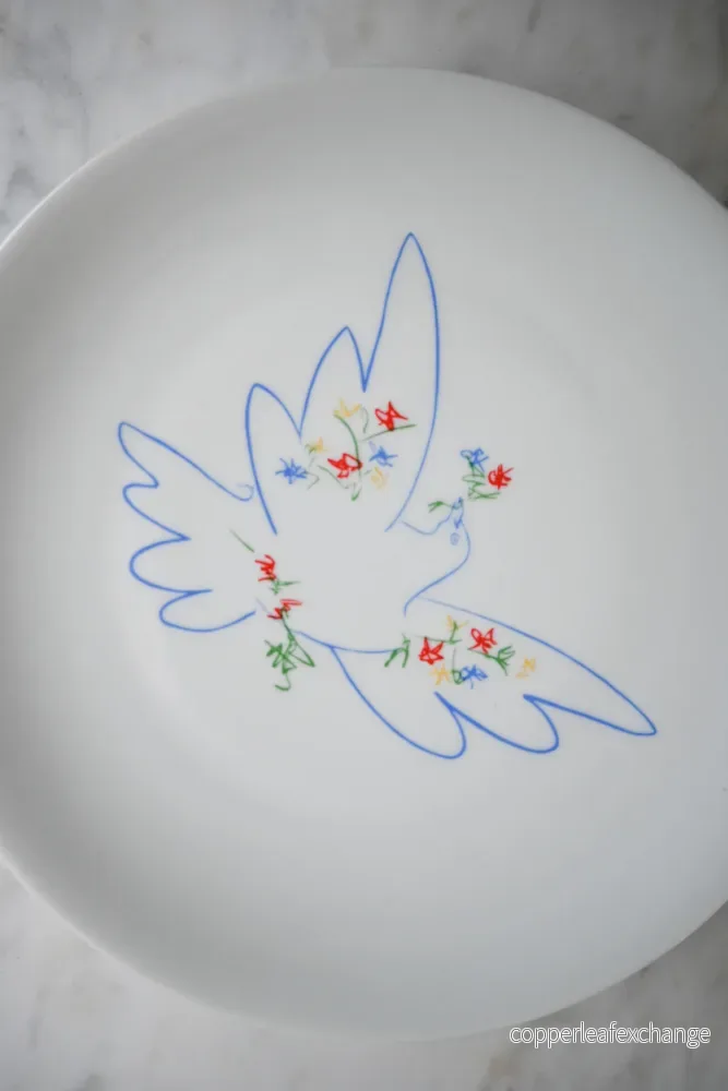 Tallrik Picasso ”Dove of peace” Tallrik Picasso ”Dove of peace”