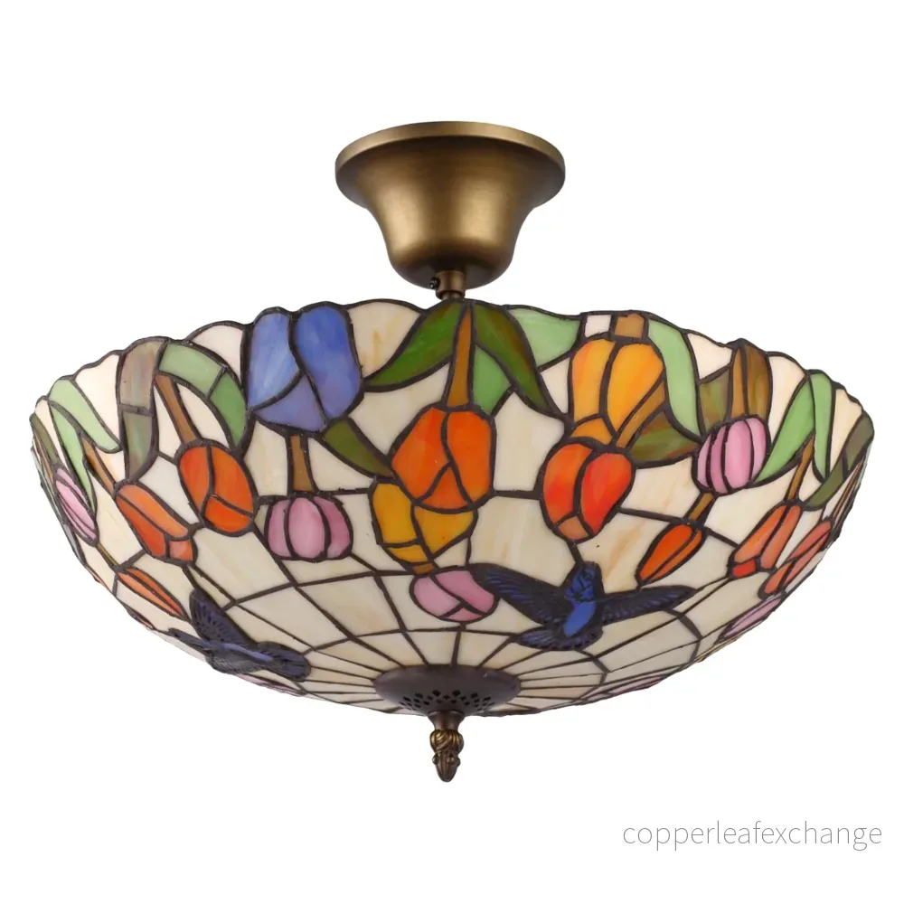TULPANER Tiffany Plafond. Diam 40cm TULPANER Tiffany Plafond. Diam 40cm