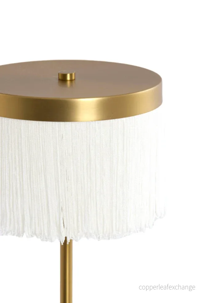 Uppladdningsbar Bordslampa PETIT CHÉRIE - vit/guld - Bild 3