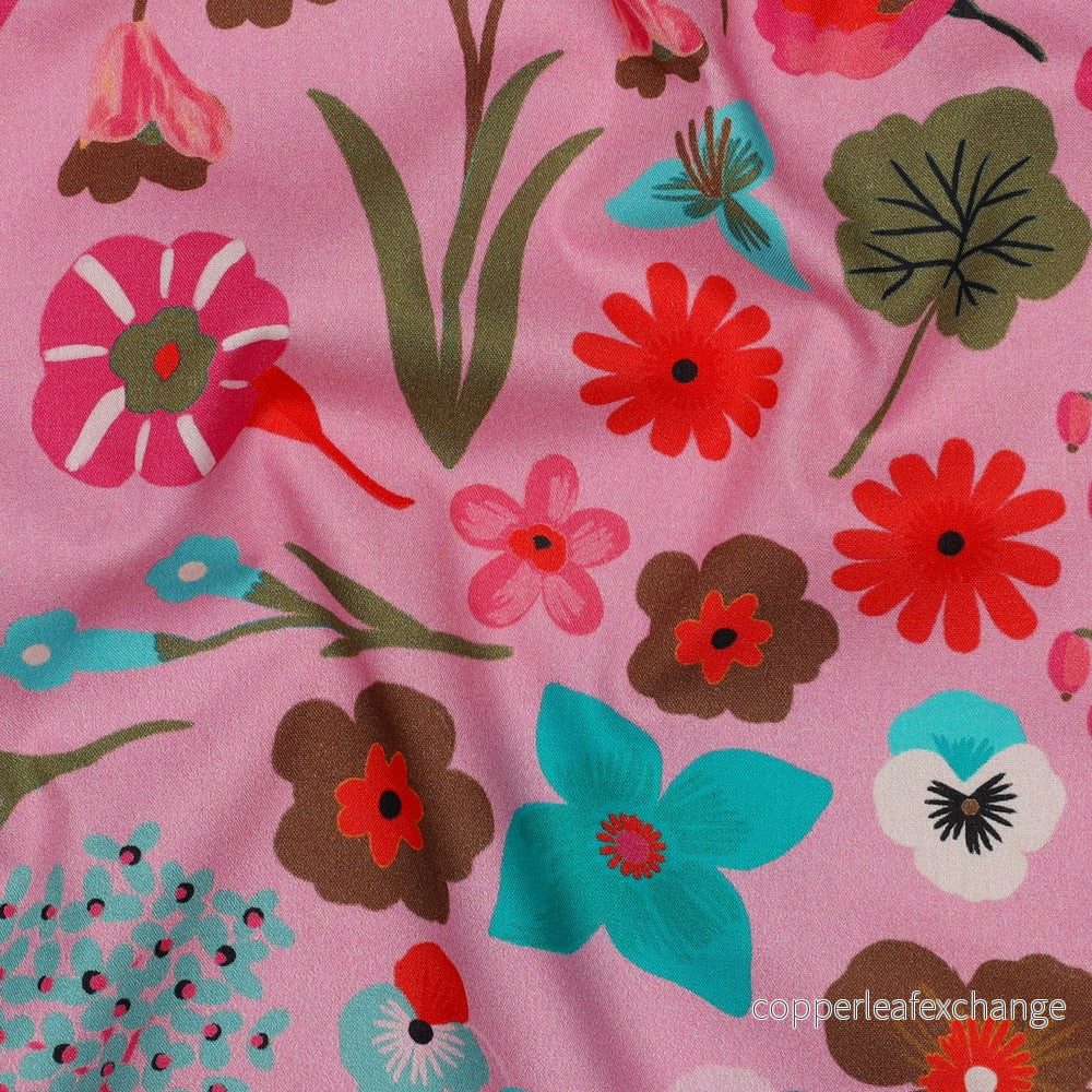 Nerida Hansen - Fine Poplin - Meadow Flower - Cotton - Light Pink - Bild 2