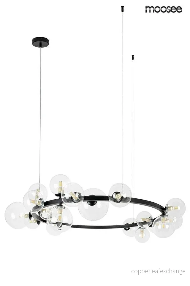Taklampa MOOSEE - ALURE 120, svart - Bild 2