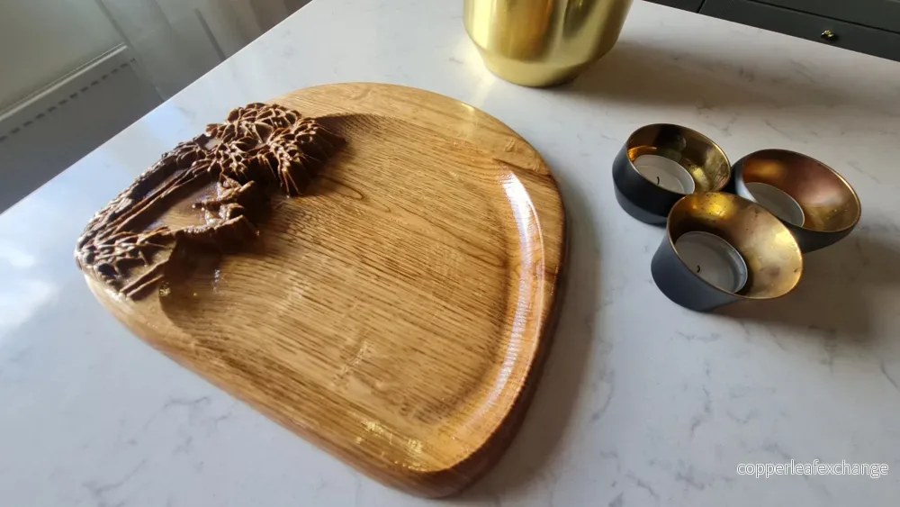 3D relief Sushi tallrikar i ek - Bild 2