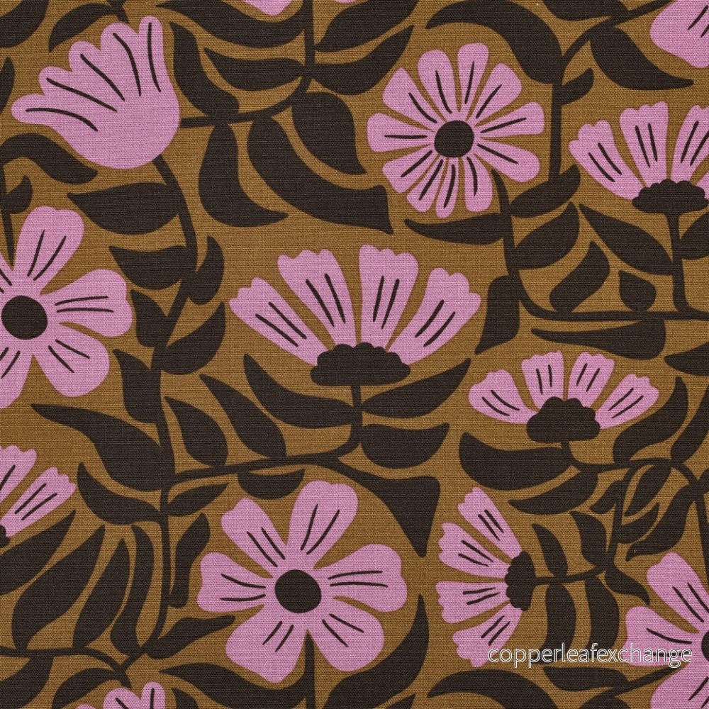 Patterned – Canvas – Cotton – Flowers – Green – 42.004
