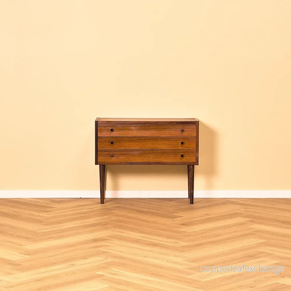 Low Chest of Drawers in Santos Rosewood, 1950s Low Chest of Drawers in Santos Rosewood, 1950s