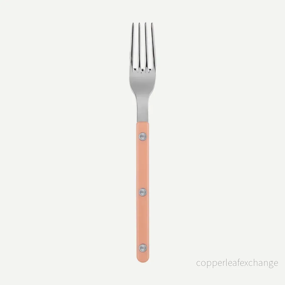 Sabre Paris dessert gaffel liten bistrot solid blank nude pink