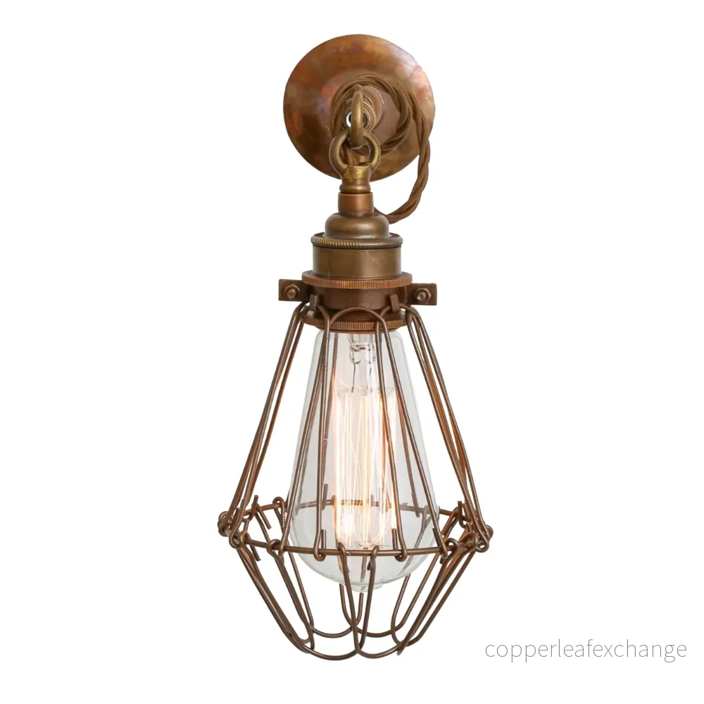 EDOM - Industrial Cage Wall Light on Hook - Bild 3
