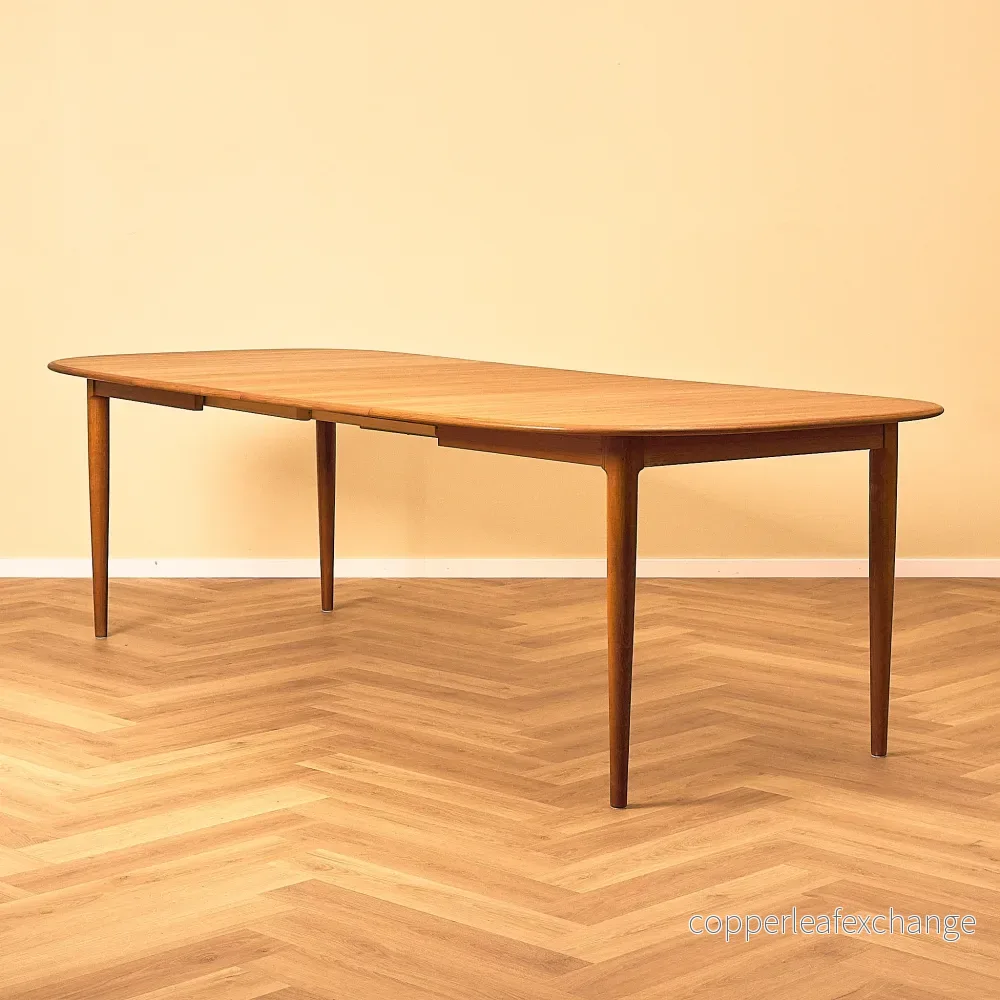 Danish oval dining table in teak by Skovmand & Andersen - Bild 2