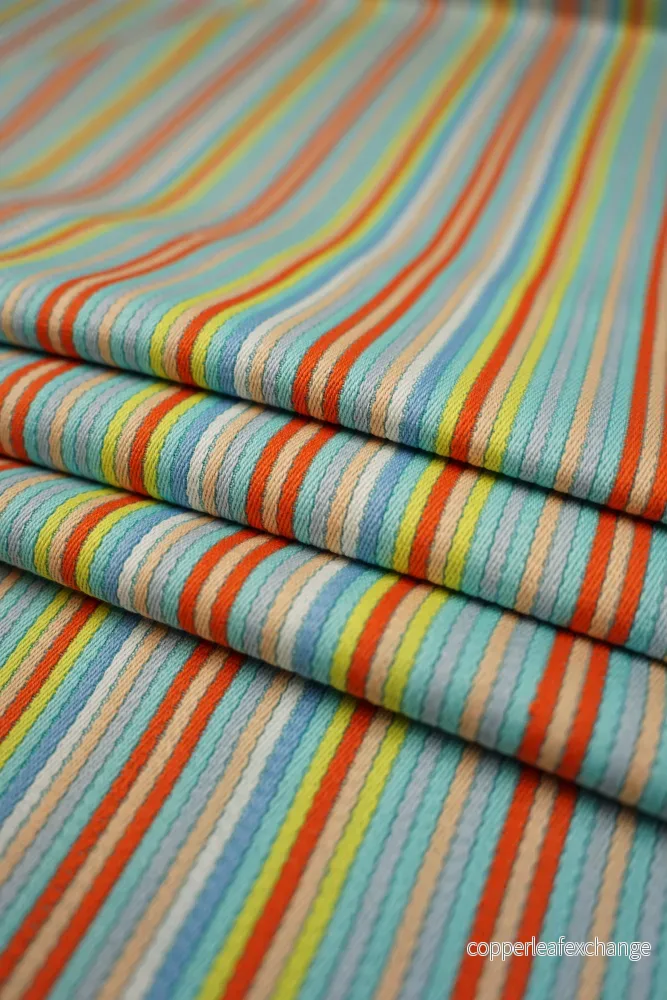 Vintage – Interior – Cotton – Striped – Multicolored – V16
