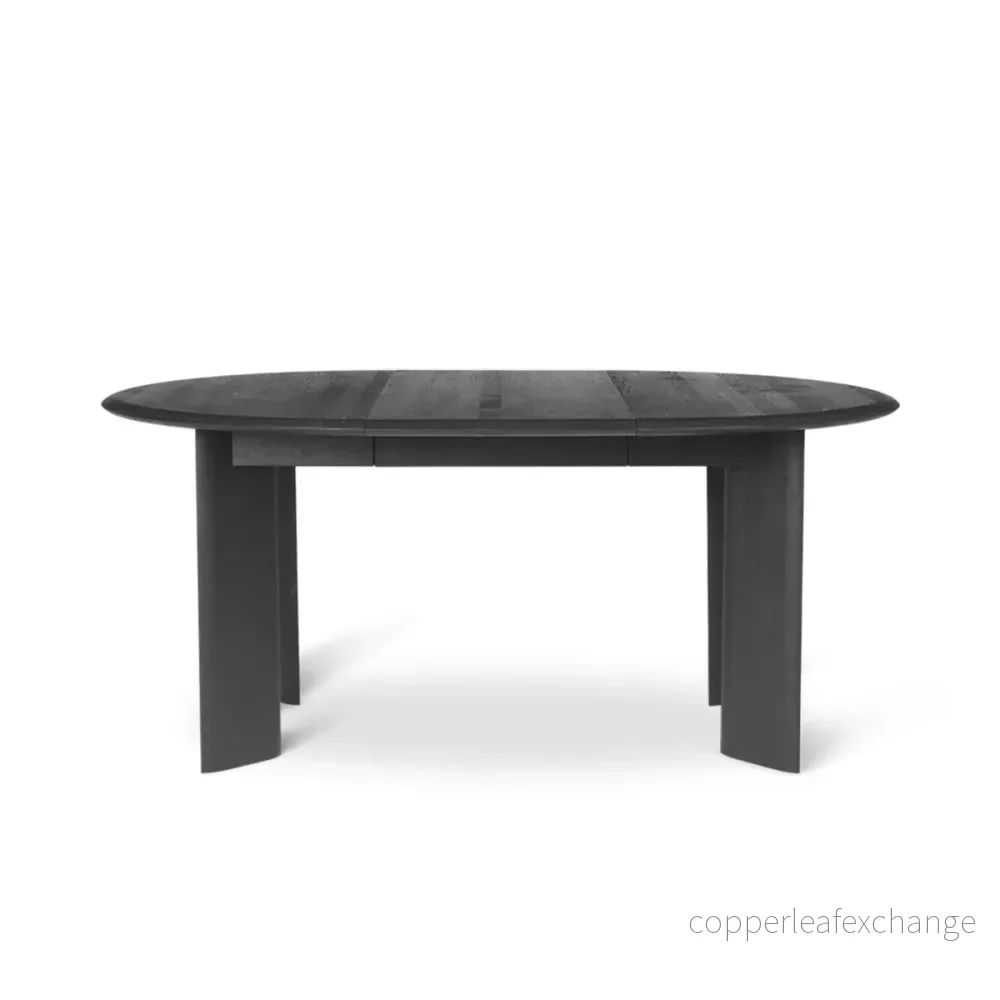 Matbord Bevel, Svartoljad ek