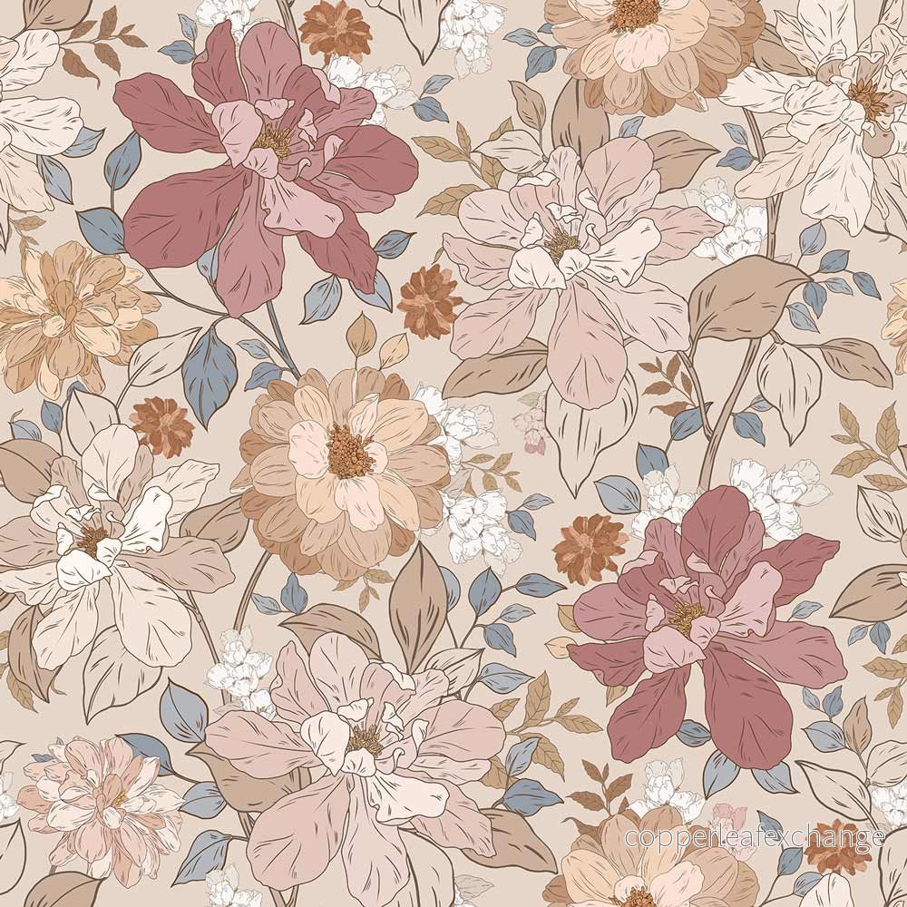 Marigold Flowers tapet – Dekornik Marigold Flowers tapet – Dekornik