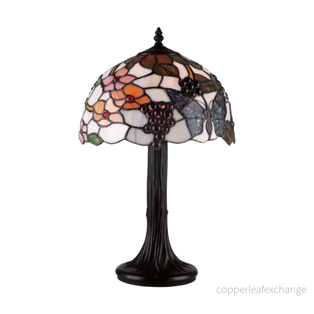VINGÅRD Tiffany Bordlampa. H:45cm VINGÅRD Tiffany Bordlampa. H:45cm