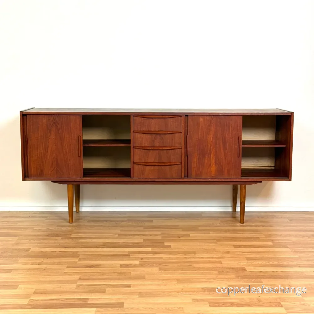 Skänk i teak, 1950-60-tal, Danmark - Bild 2