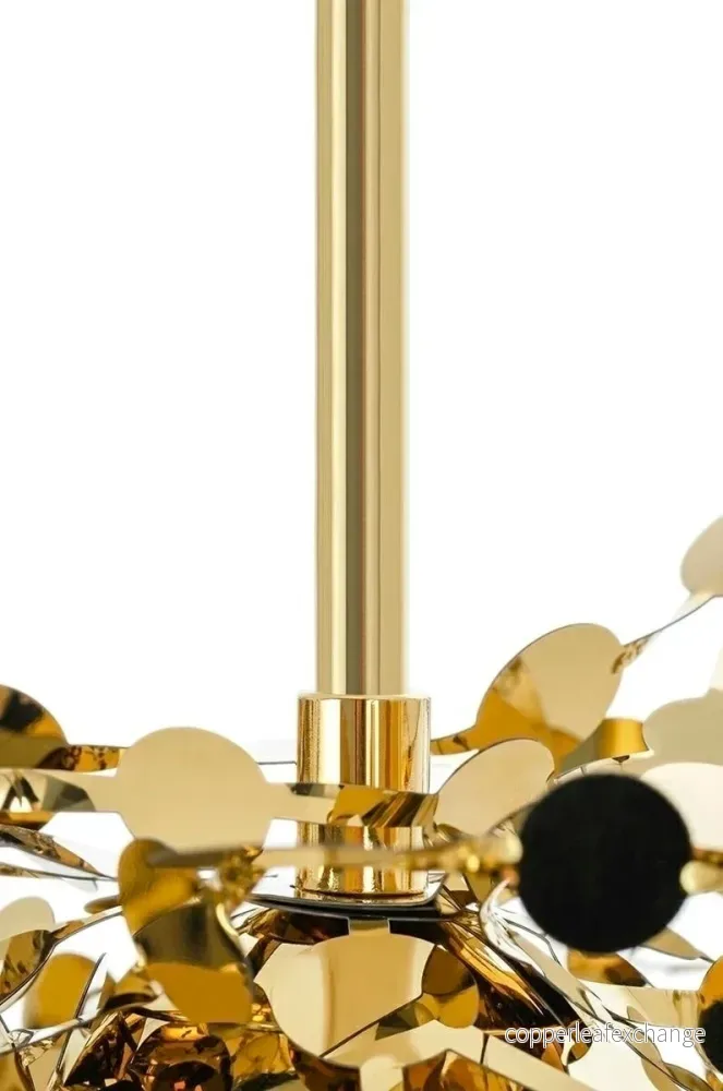 Taklampa - MONETE SINGLE, guld - Bild 3