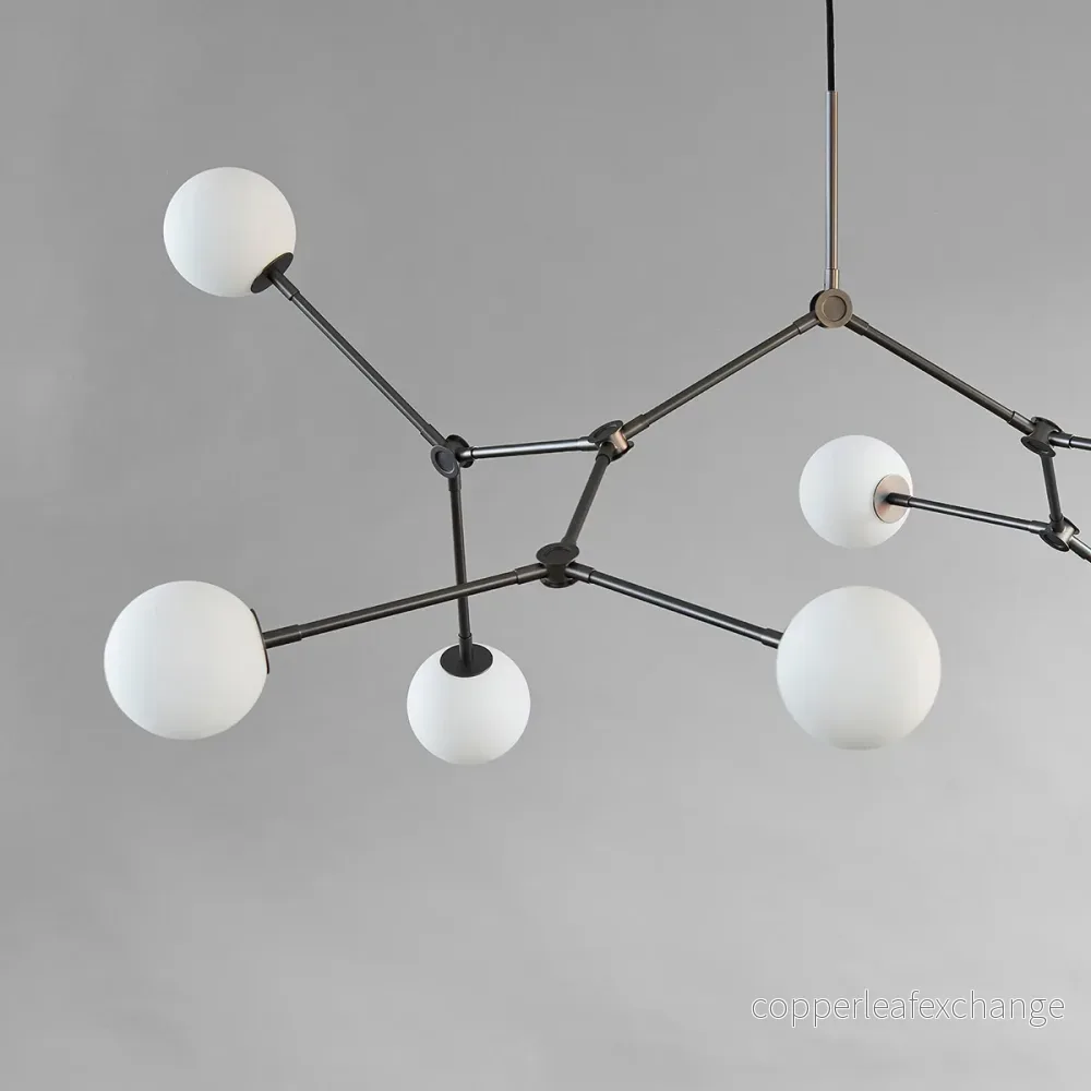 Taklampa Drop Bulb, Opalglas - Bild 3
