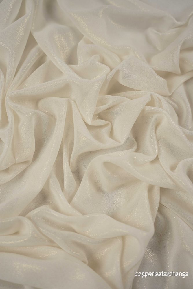 Smog Foil – Chiffon – Shimmering – Off-white, Gold – 2626 Smog Foil – Chiffon – Shimmering – Off-white, Gold – 2626