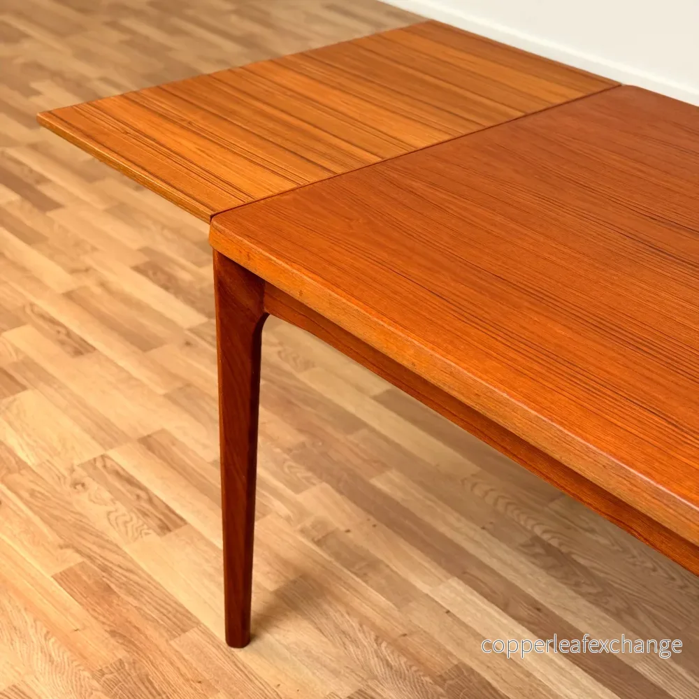 Danskt rektangulärt matbord i teak från Vejle stole og møbelfabrik - Bild 3