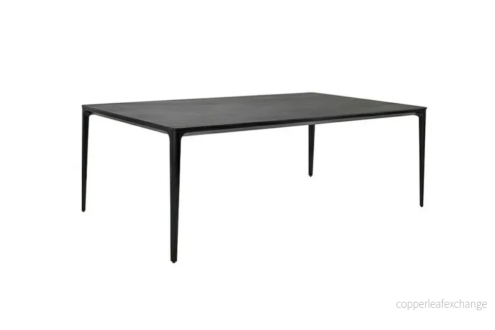 Matbord - SLIM 180, svart