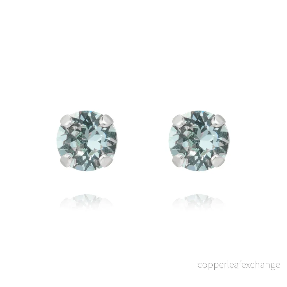 CAROLINE SVEDBOM MINI STUD EARRINGS / LIGHT AZORE - Bild 2