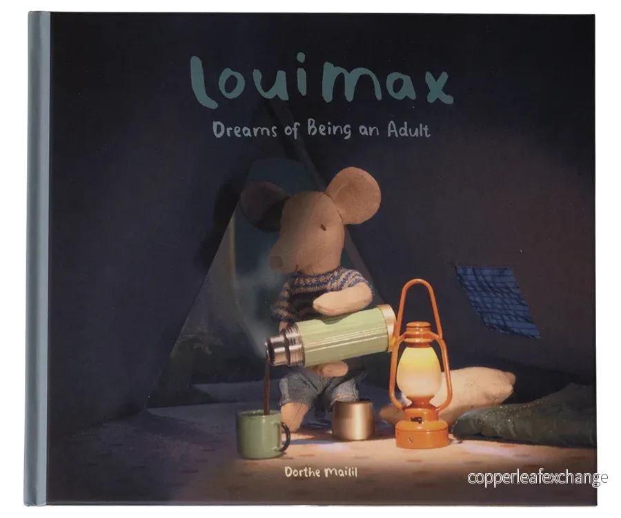 Maileg – Saga om LouiMax, Drömmer om att vara vuxen, bok på svenska