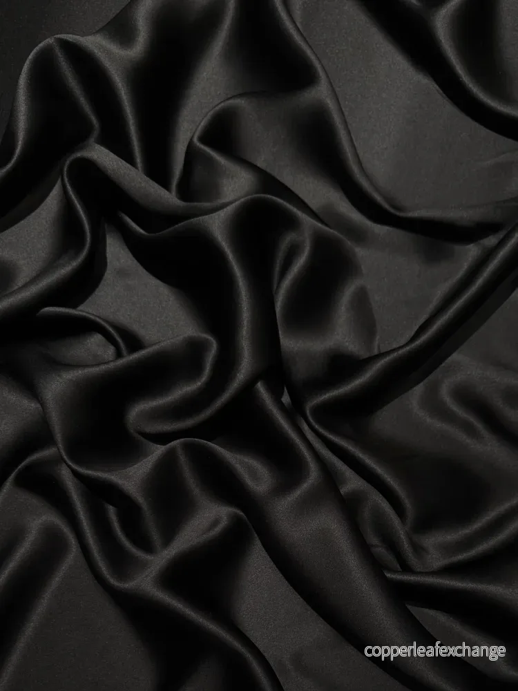 Silk Satin Double Sided – Armani – Silk – Black
