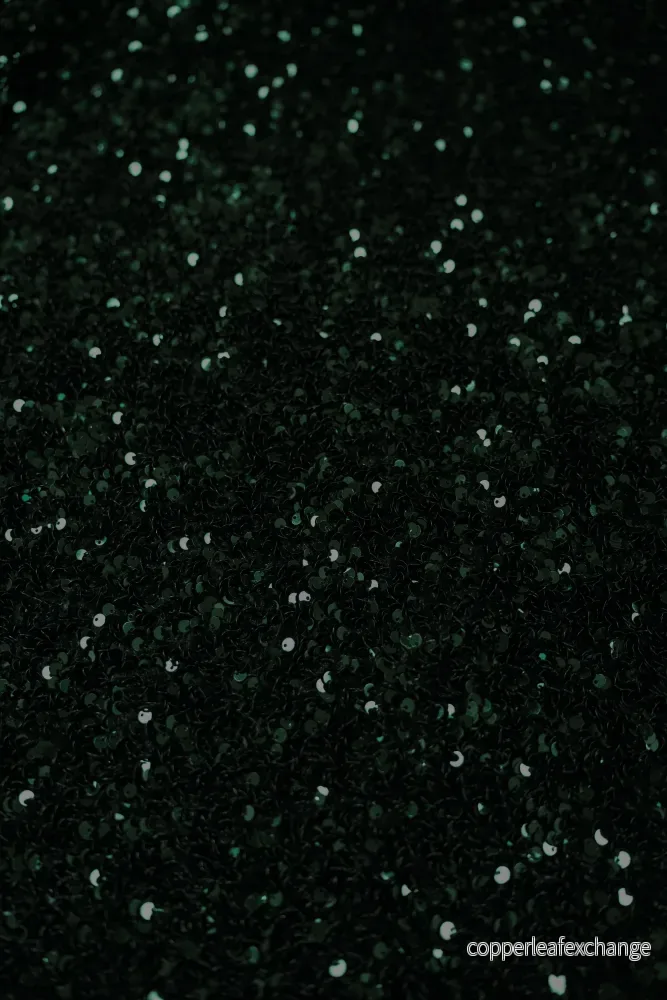 Sequins - Stretch - Velor - Emerald Green - 2455 - Bild 3